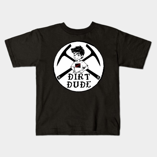 Dirt Dames little Dirt Dude! Raise Them Feral! Geology, rockhound, fossil, kids, boy, Kids T-Shirt by I Play With Dead Things